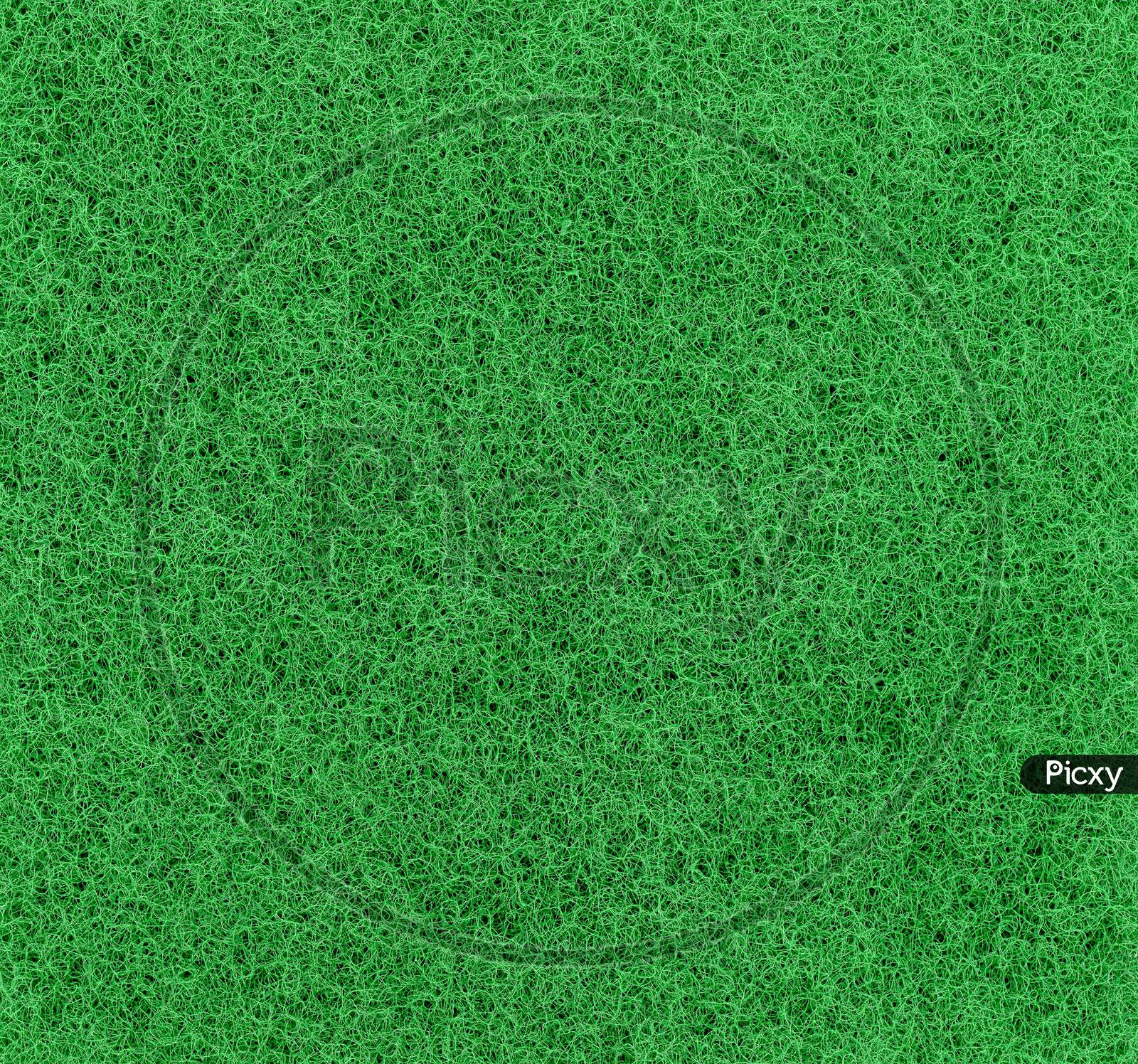 Green False Grass Texture Background