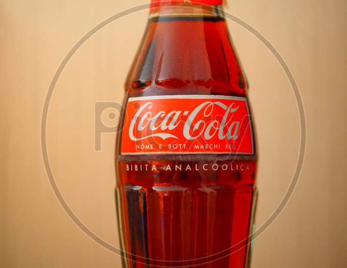 Milan, Italy - October 23, 2014: Italian Coca Cola Bottle