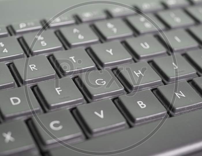 Keys On Computer Keyboard
