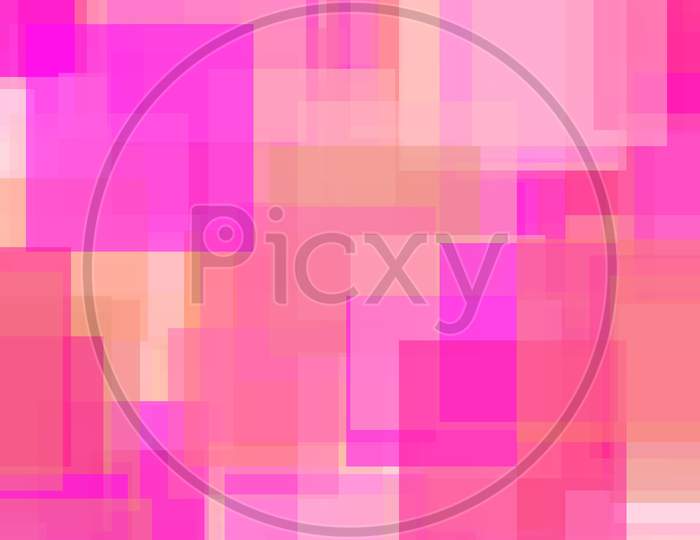 Abstract Pink Squares Illustration Background
