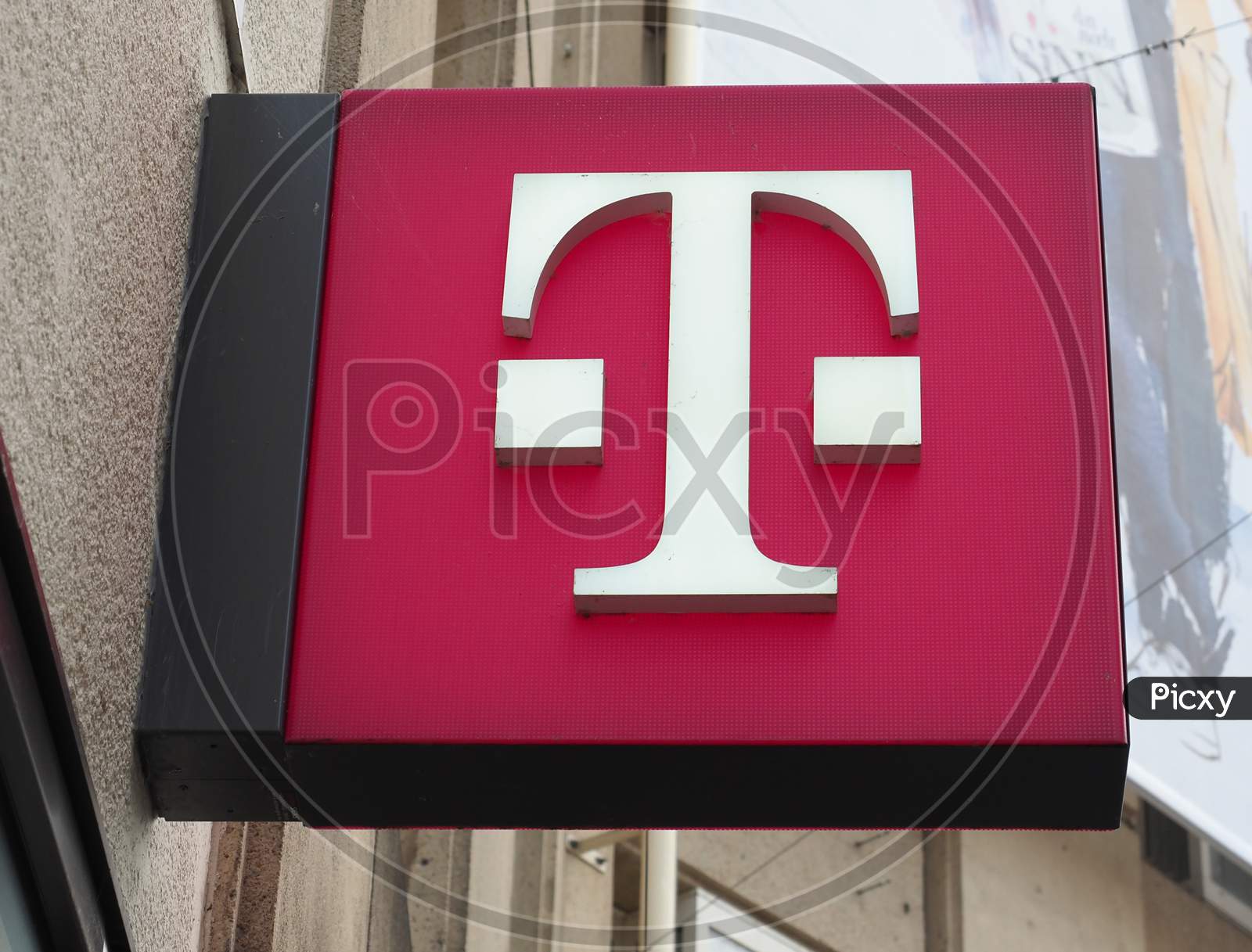 Bonn, Germany - Circa August 2019: Deutsche Telekom Sign