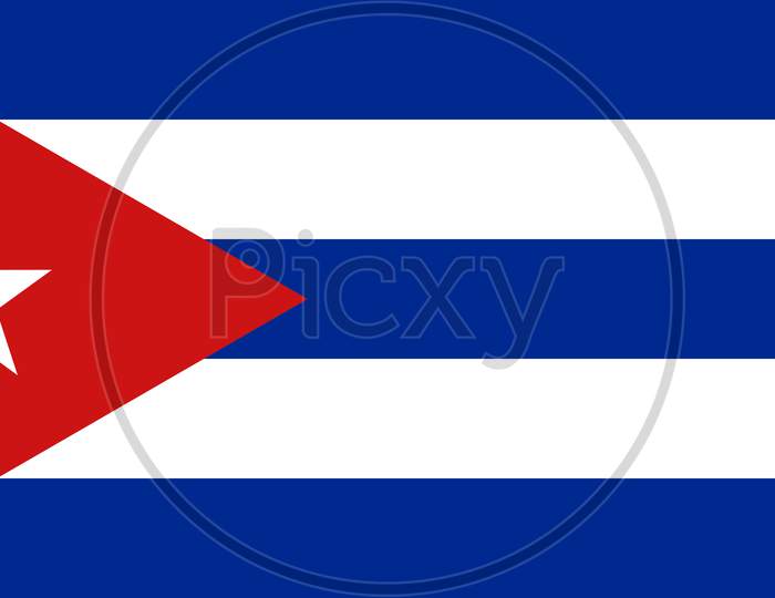 High Res Cuban Flag Of Cuba