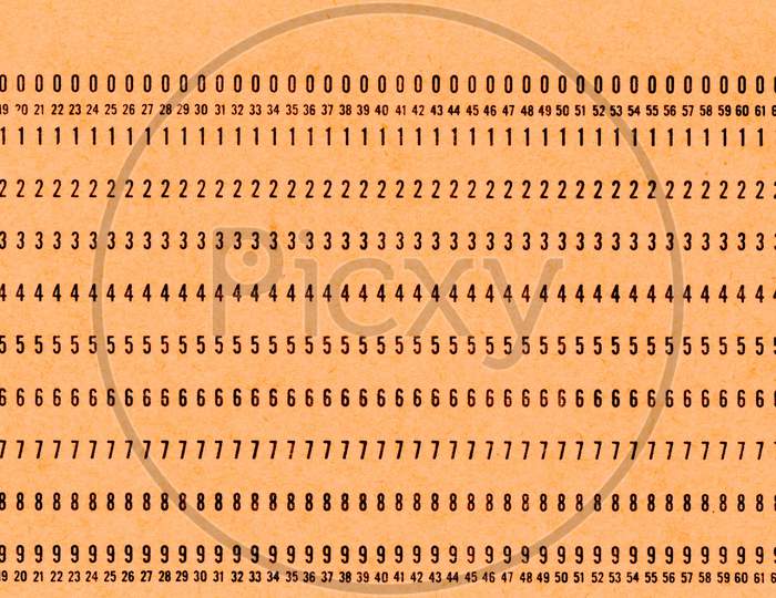 Punched Card For Programming