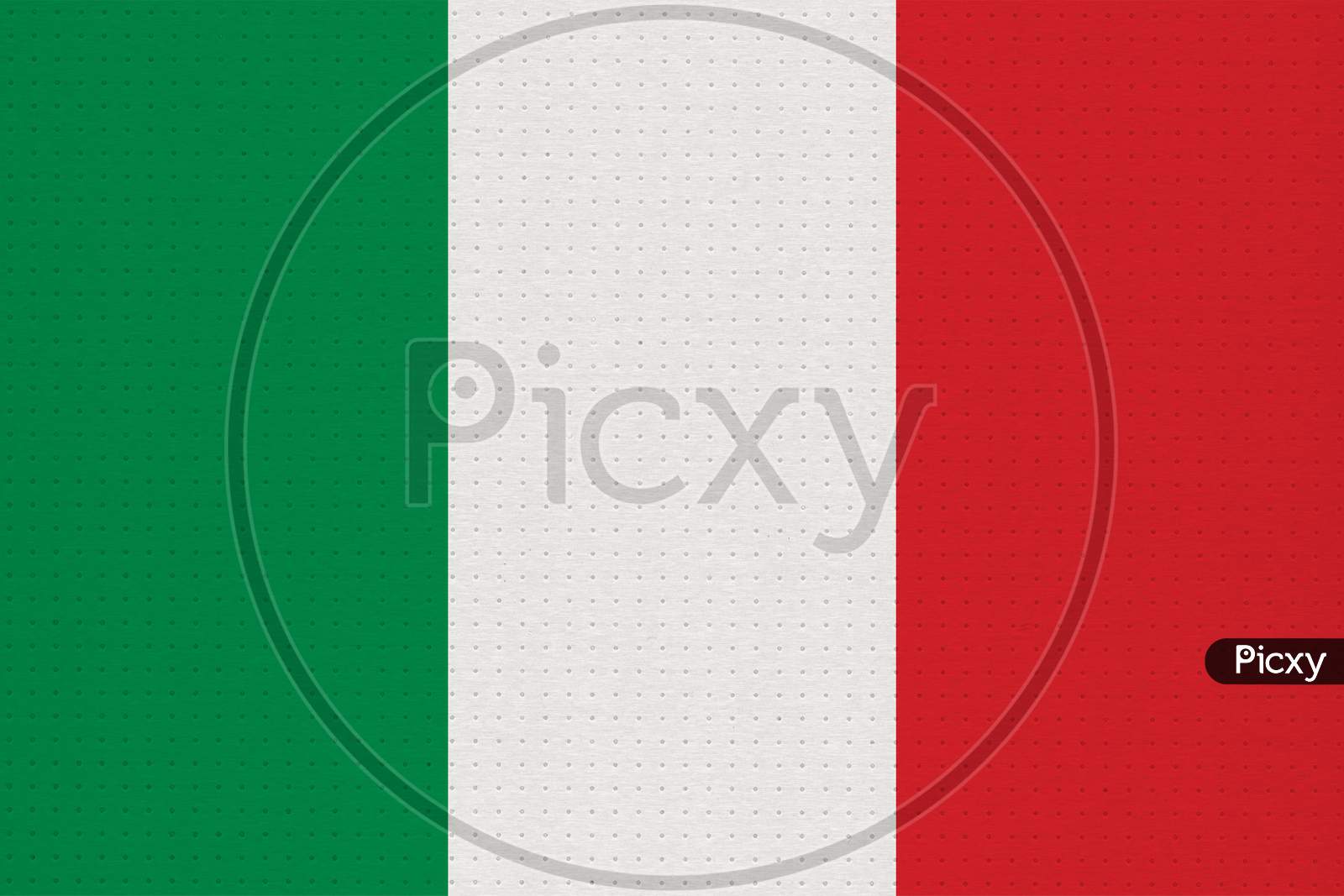 Metal Italian Flag Of Italy