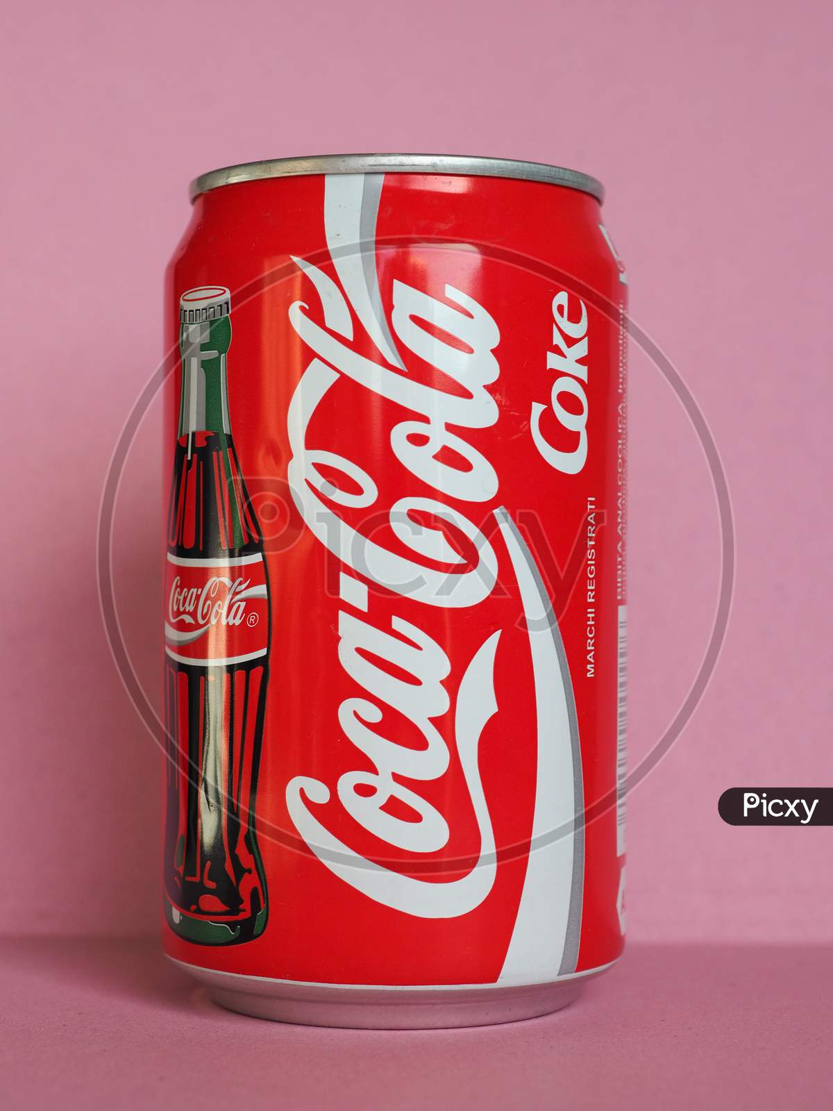Milan, Italy - Circa February 2017: Coca Cola (Aka Coke) Tin Can