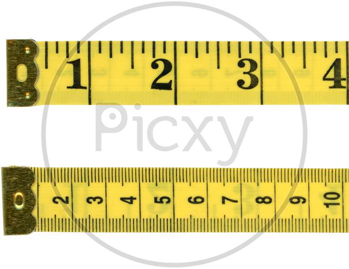 Tape Measure Ruler With Imperial And Metric Units