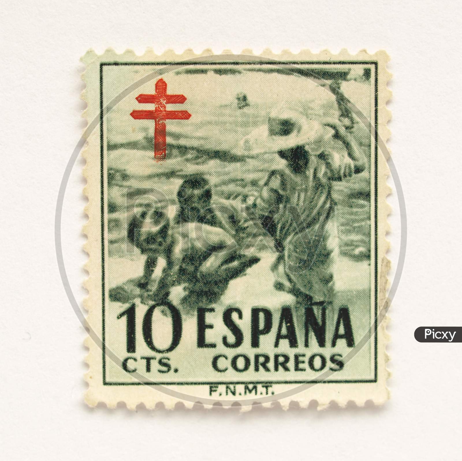 Spanish Stamp From Spain (In European Union)