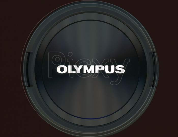 Tokyo, Japan - Circa June 2019: Olympus Lens Cap