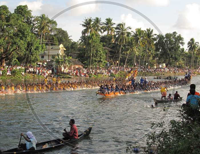 kottayam boat race, Kerala state, India