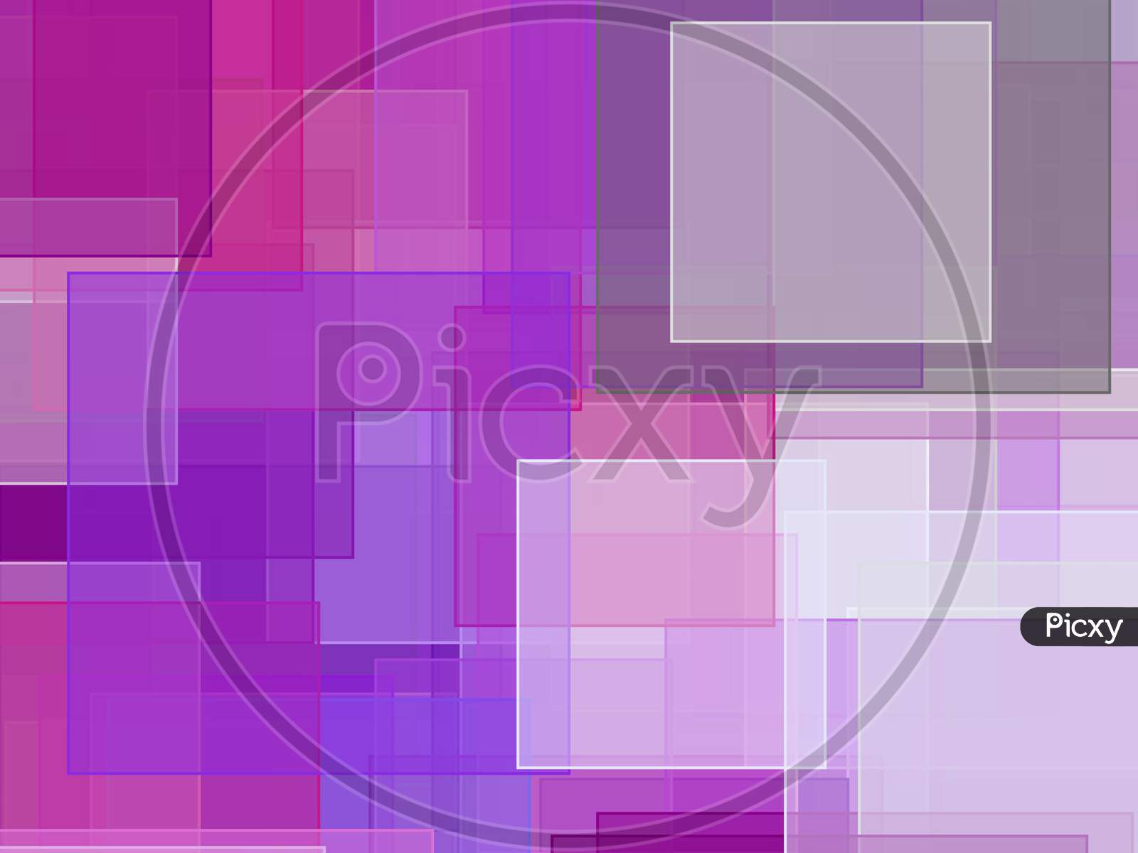 Abstract Violet Grey Squares Illustration Background