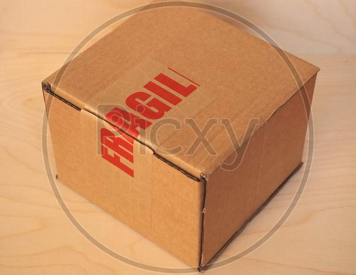 Fragile Cardboard Box