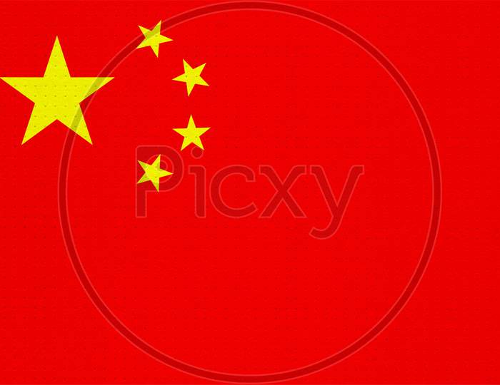Metal Chinese Flag Of China