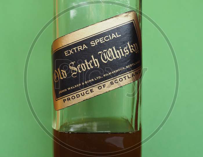 Edinburgh, Uk - Circa December 2018: John Walker Extra Special Old Scotch Whisky