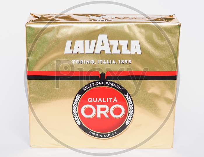 Turin, Italy - Circa August 2019: Lavazza Oro Coffee