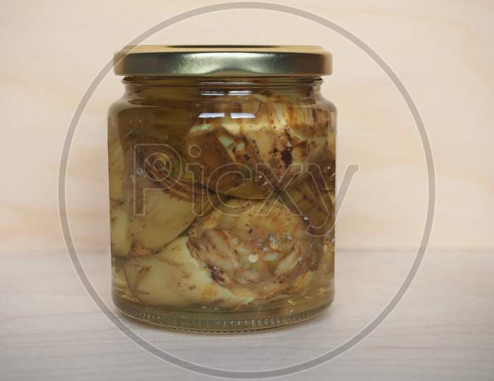 Jar Of Artichoke Vegetables