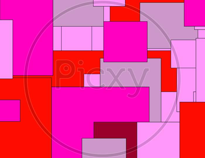 Abstract Pink Random Hue Background