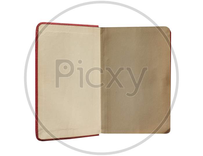 Image of Blank Book Pages Isolated Over White-UP965448-Picxy