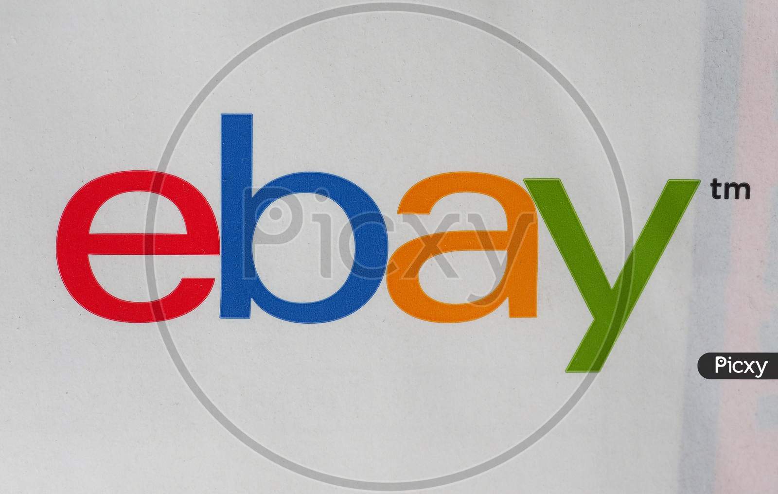San Francisco, Usa - Circa September 2018: Ebay Logo On A Packet