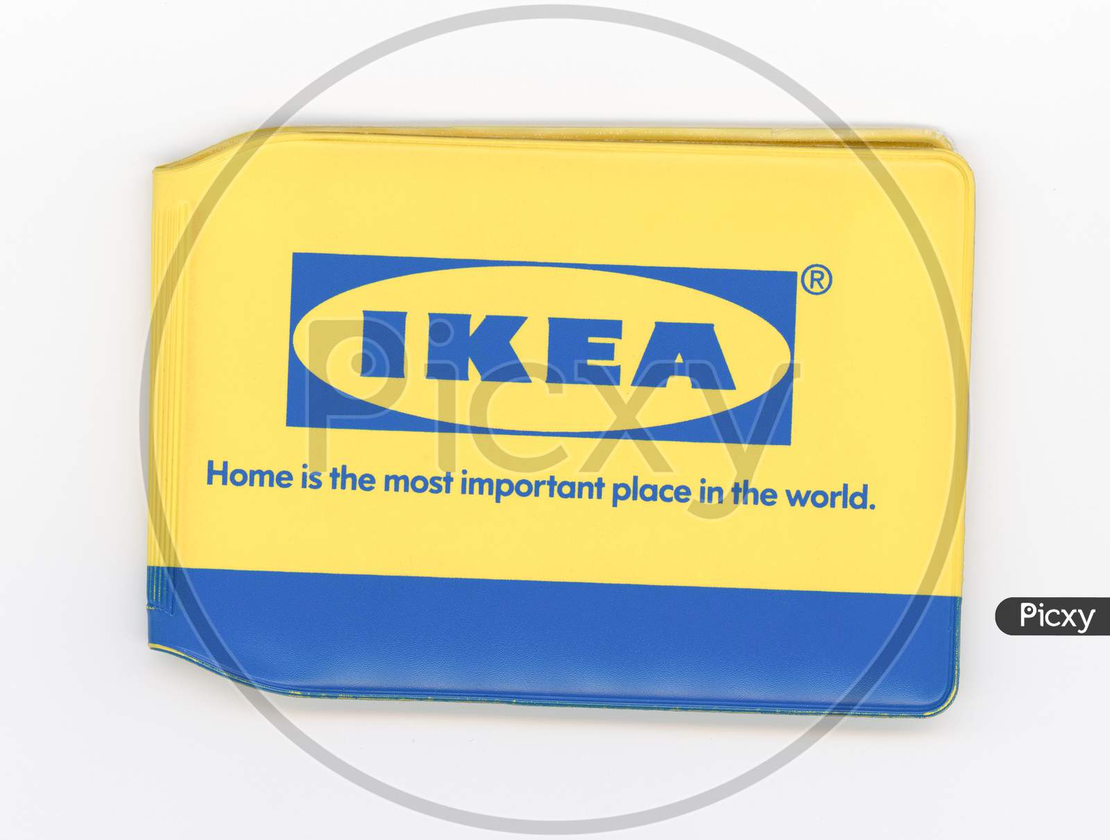 London, Uk - Circa September 2018: Ikea Advertisement On Cardholder