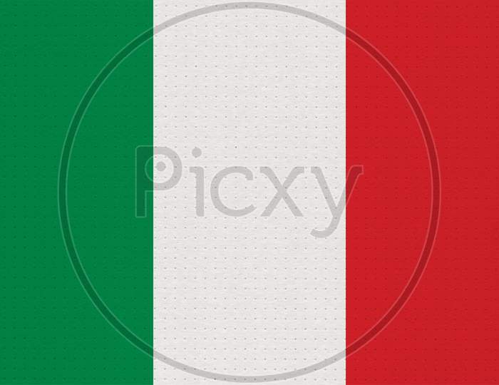 Metal Italian Flag Of Italy