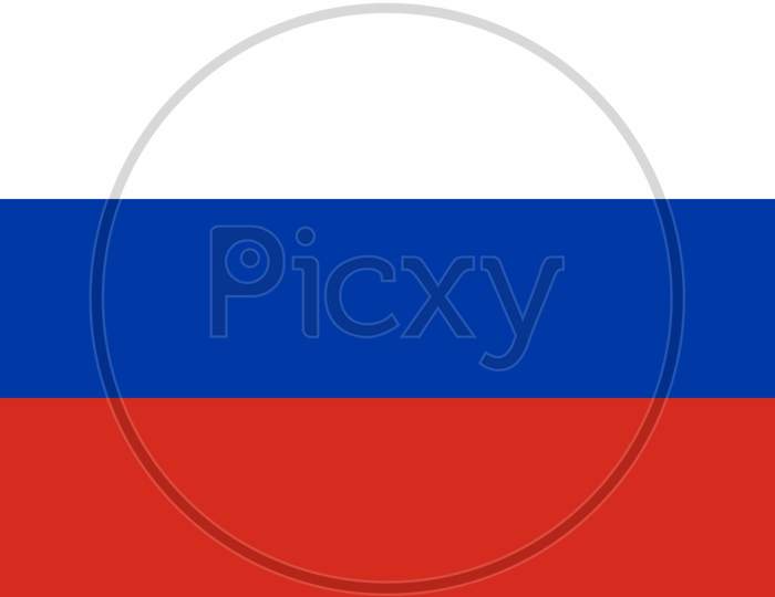 High Res Russian Flag Of Russia