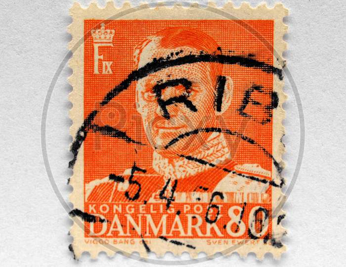 Danish Stamp From Denmark (In The European Union)