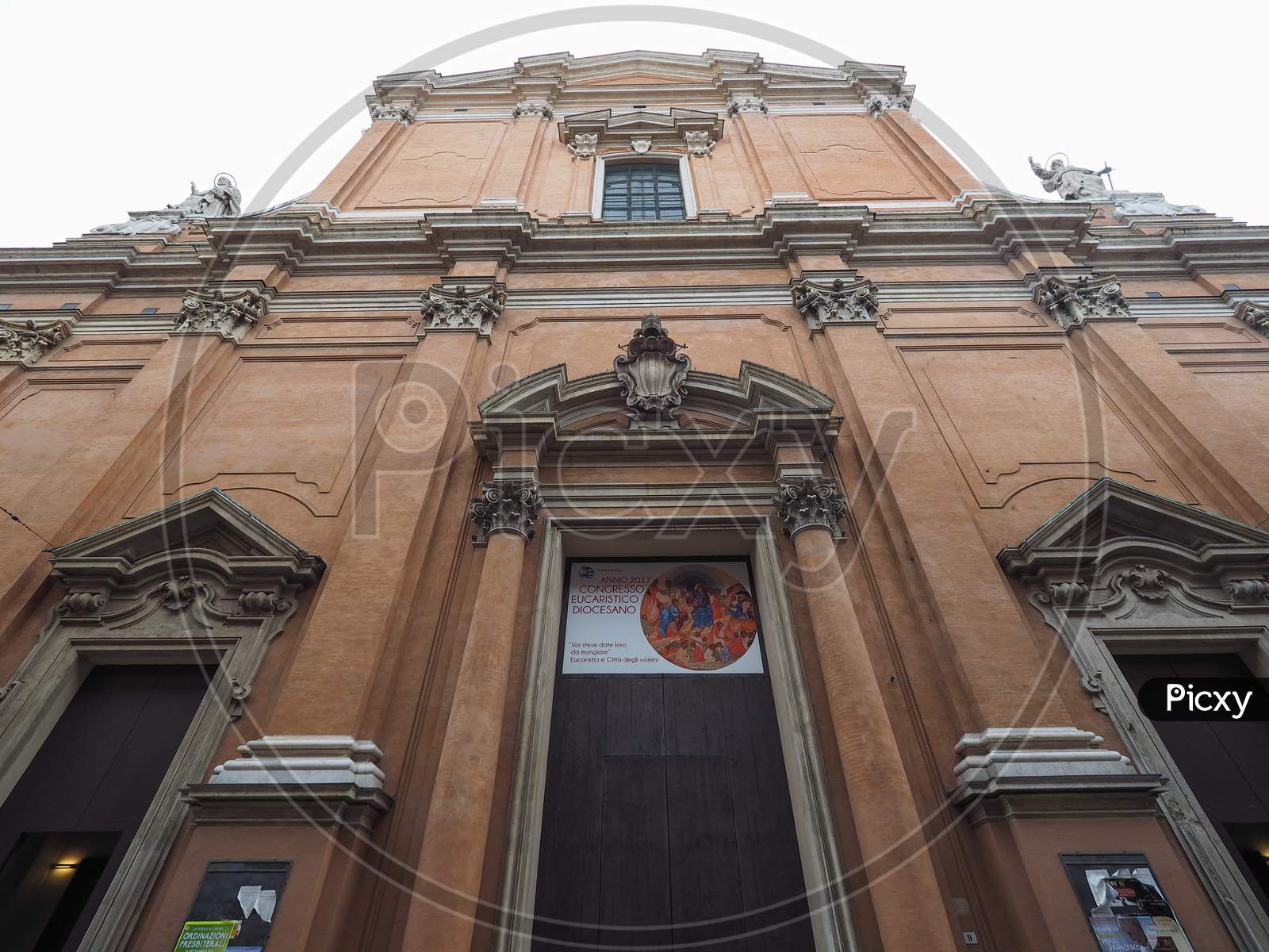Bologna, Italy - Circa September 2017: Cathedral Church Of San Pietro