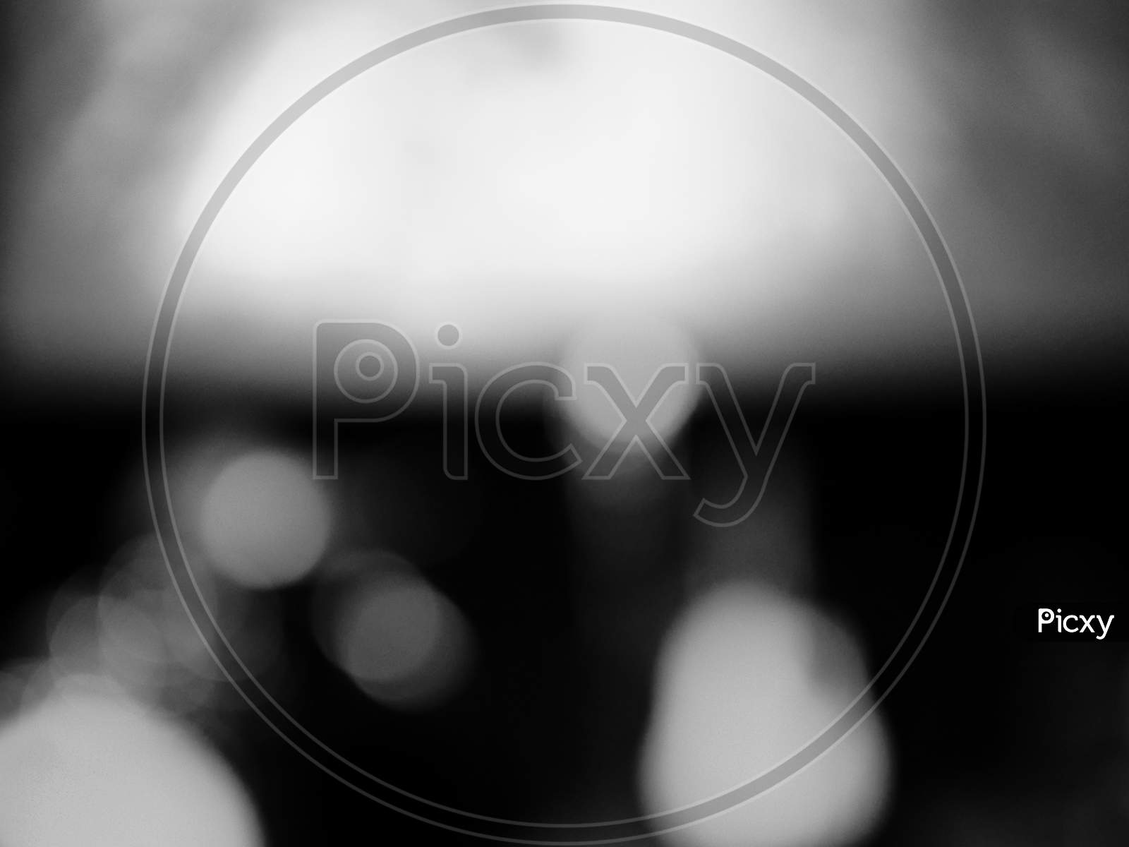 Abstract Grey Blur Background With Copy Space