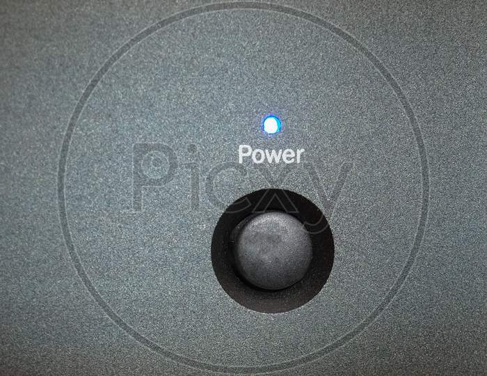 Power Button And Blue Led