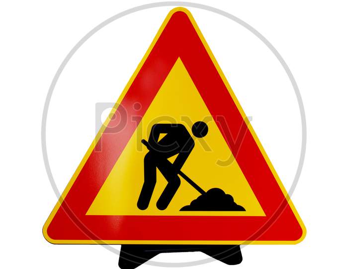 Road Work Sign