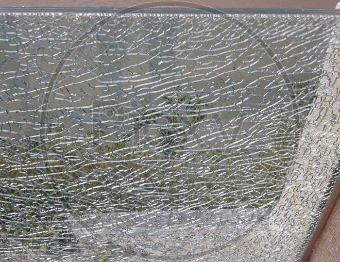 Broken Glass Background