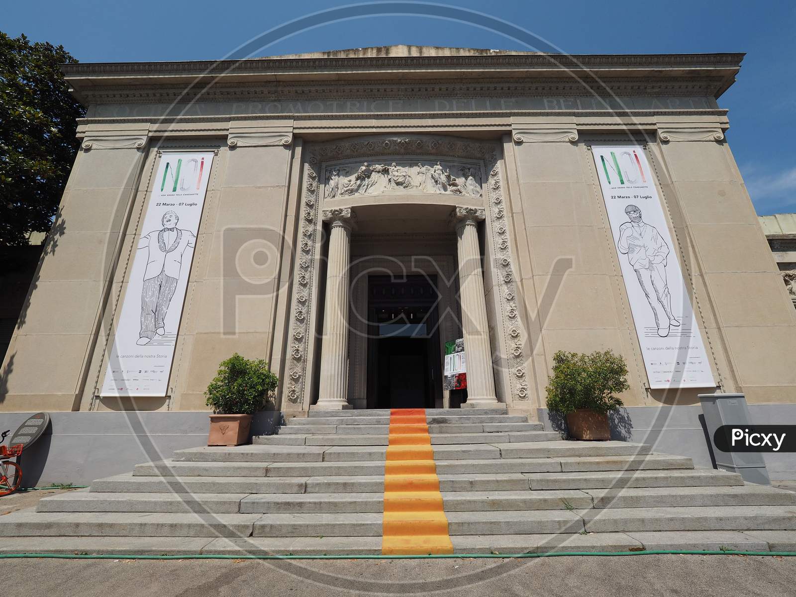 Turin, Italy - Circa June 2019: Promotrice Delle Belle Arti Art Gallery