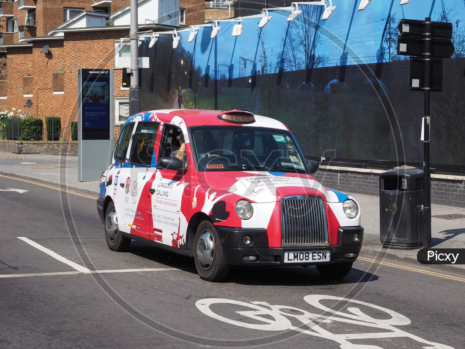 London, Uk - Circa June 2018: Cab Taxi