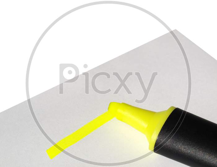 Yellow Highlighter Marker