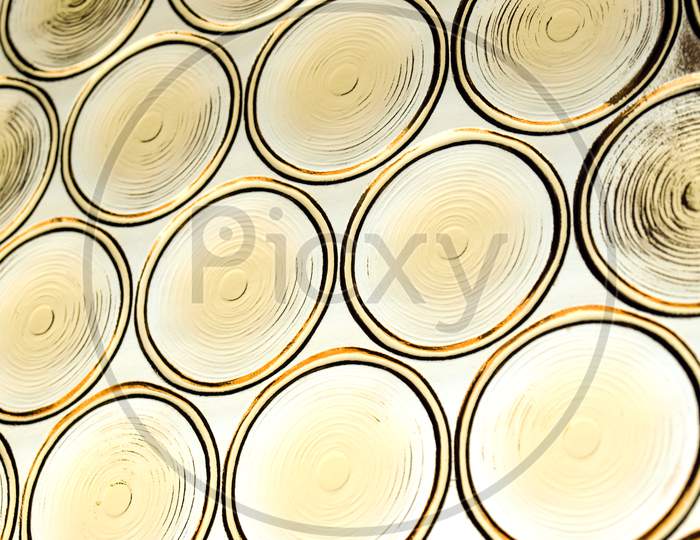 Yellow Glass Texture Background
