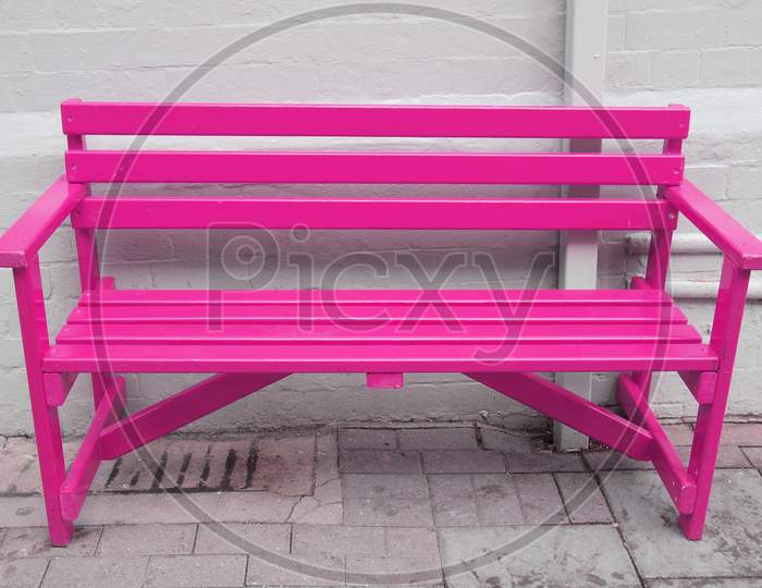 Pink Bench Outdoor