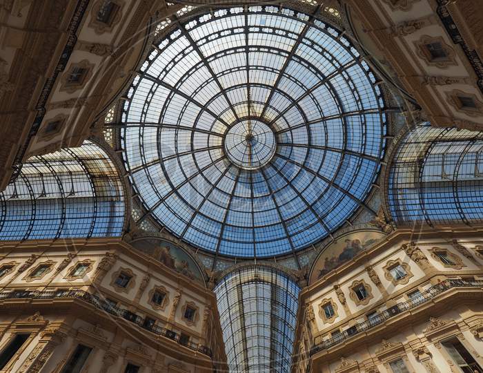 Milan, Italy - Circa April 2016: Galleria Vittorio Emanuele Ii