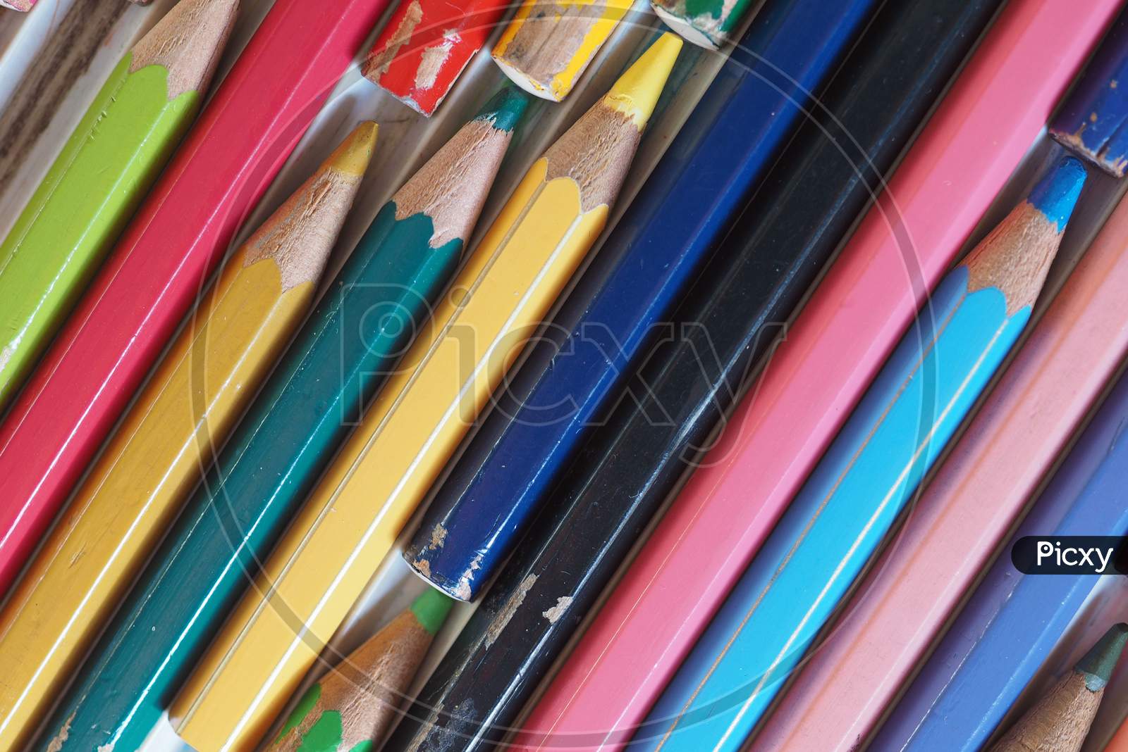 Many Colour Pencils