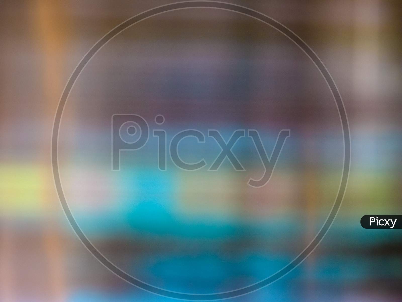 Abstract Black Blue And Yellow Blur Background