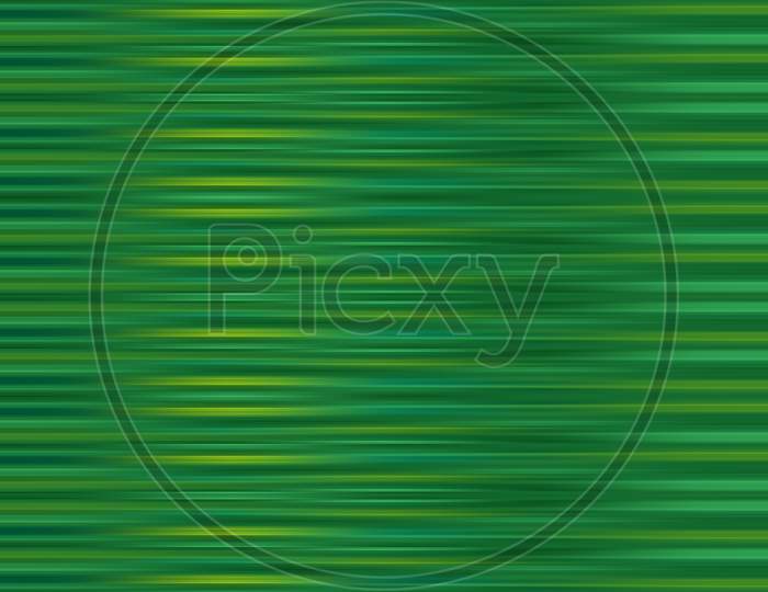 Seamless Gradient Green wall with light effect. Green Background with Horizontal straight parallel lines.