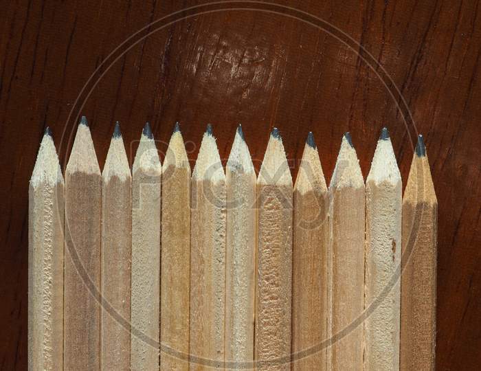 Many Wood Pencils