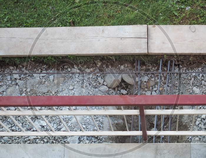 Reinforced Concrete Pavement Construction