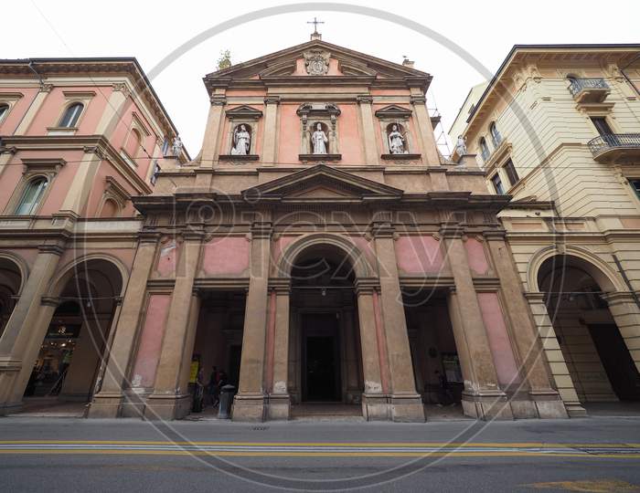 Bologna, Italy - Circa September 2017: Church Of San Benedetto