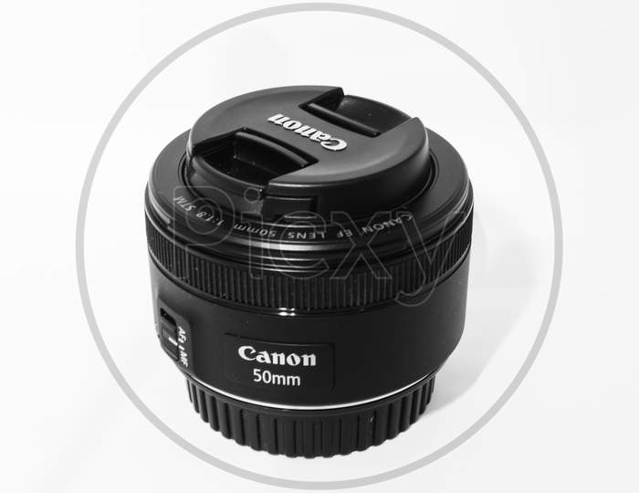 Canon EF 50mm F1.8 STM Lens (Black) For Canon DSLR Camera