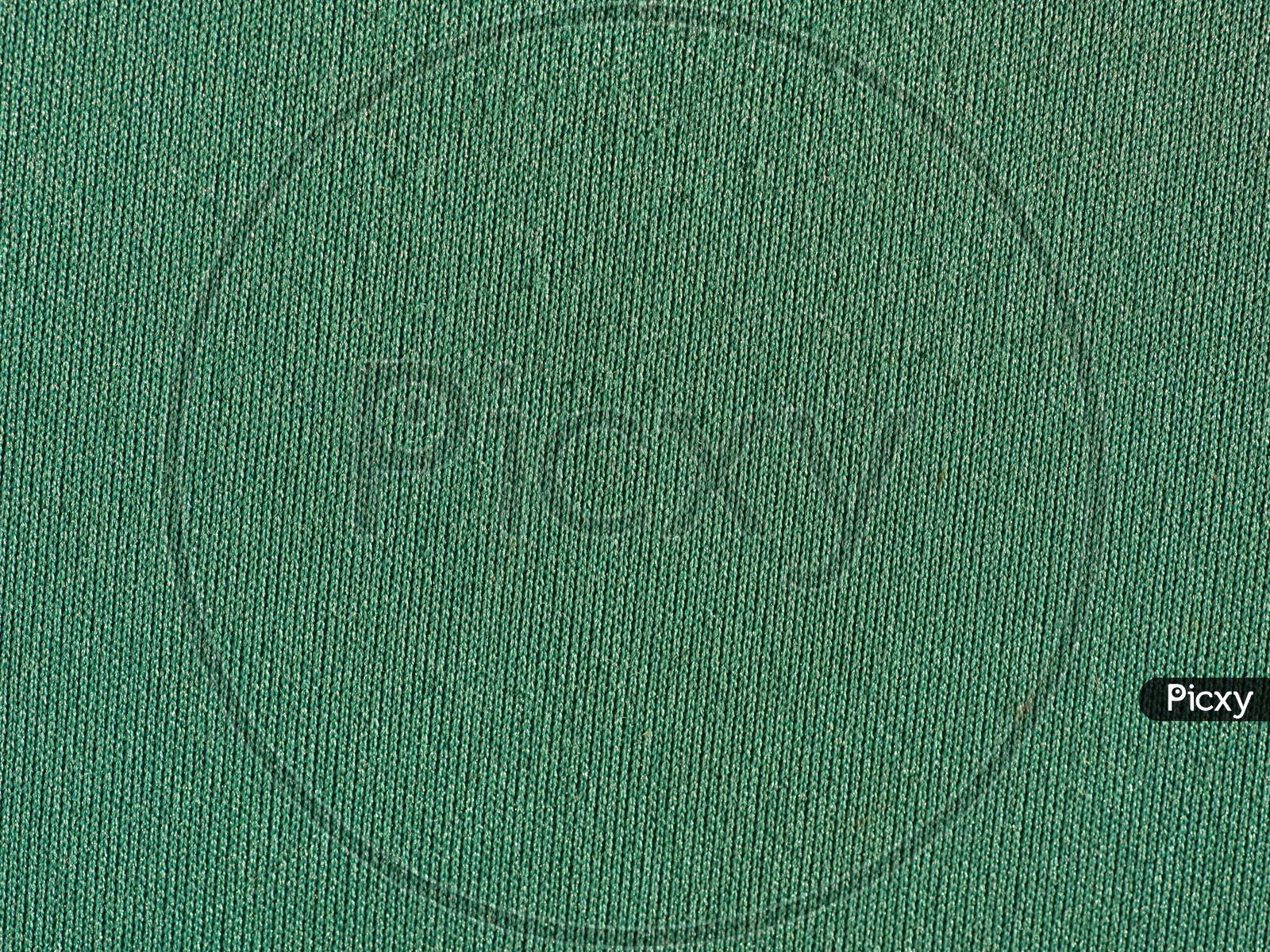 Green Fabric Texture Background