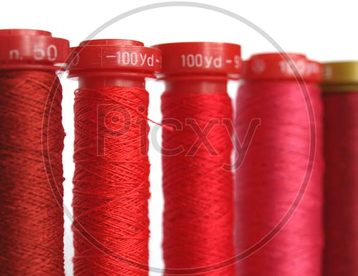 Red Thread Spools