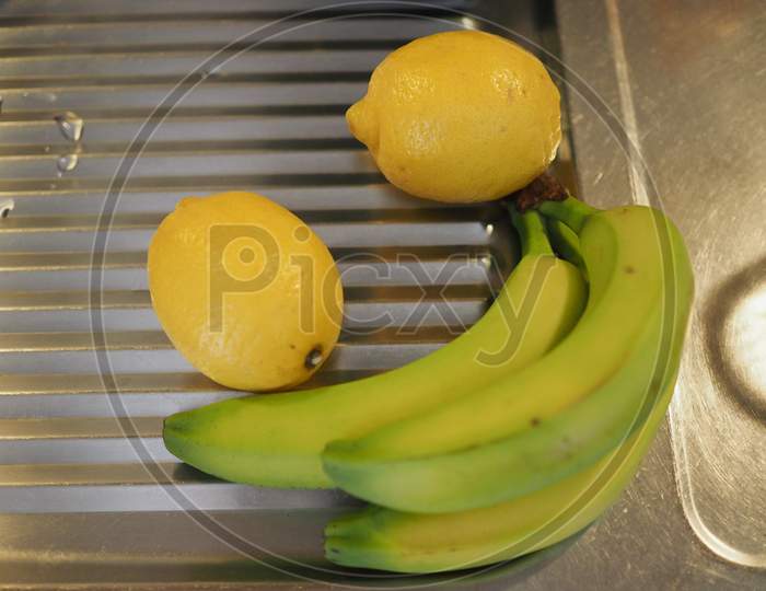 Banana And Lemon Fruit Food