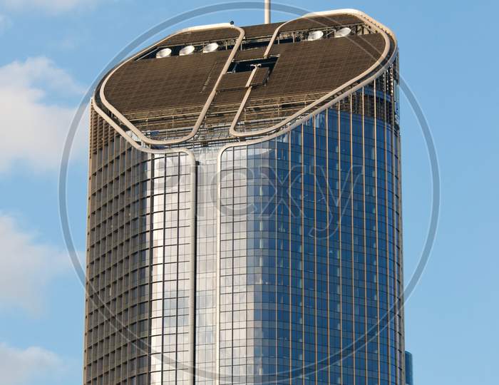 1 William Street Skyscraper In Brisbane Close Up