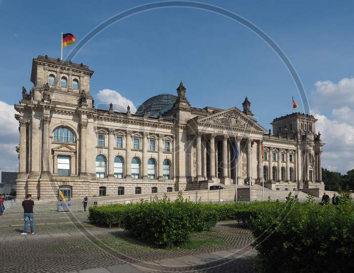 Berlin, Germany - Circa June 2016: Reichstag Houses Of Parliament