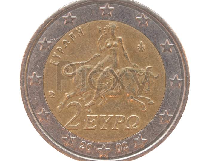 Euro Coin Isolated